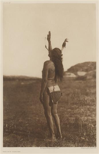 EDWARD S. CURTIS (1868-1952) Group of 4 large-format photogravures from The North American Indian.